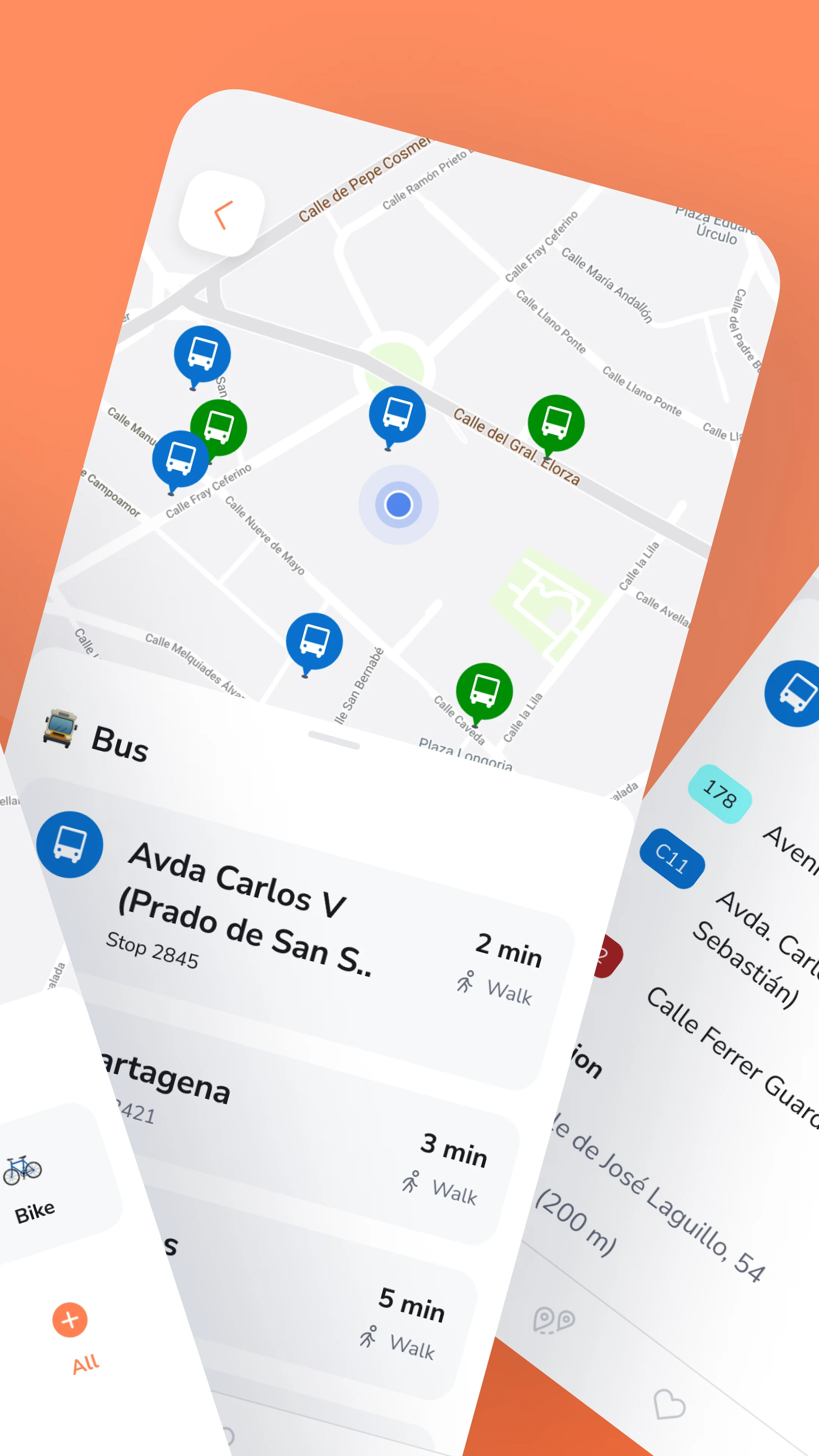 Meep - Personalized routes screenshot